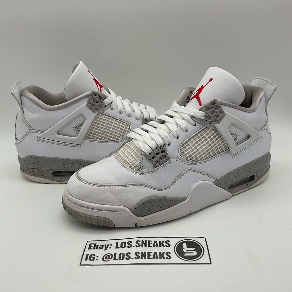Size 10 - Jordan 4 Retro Mid White Oreo (CT8527-100)